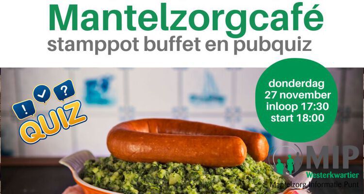 Mantelzorgcafé 27 november stamppotbuffet en pubquiz
